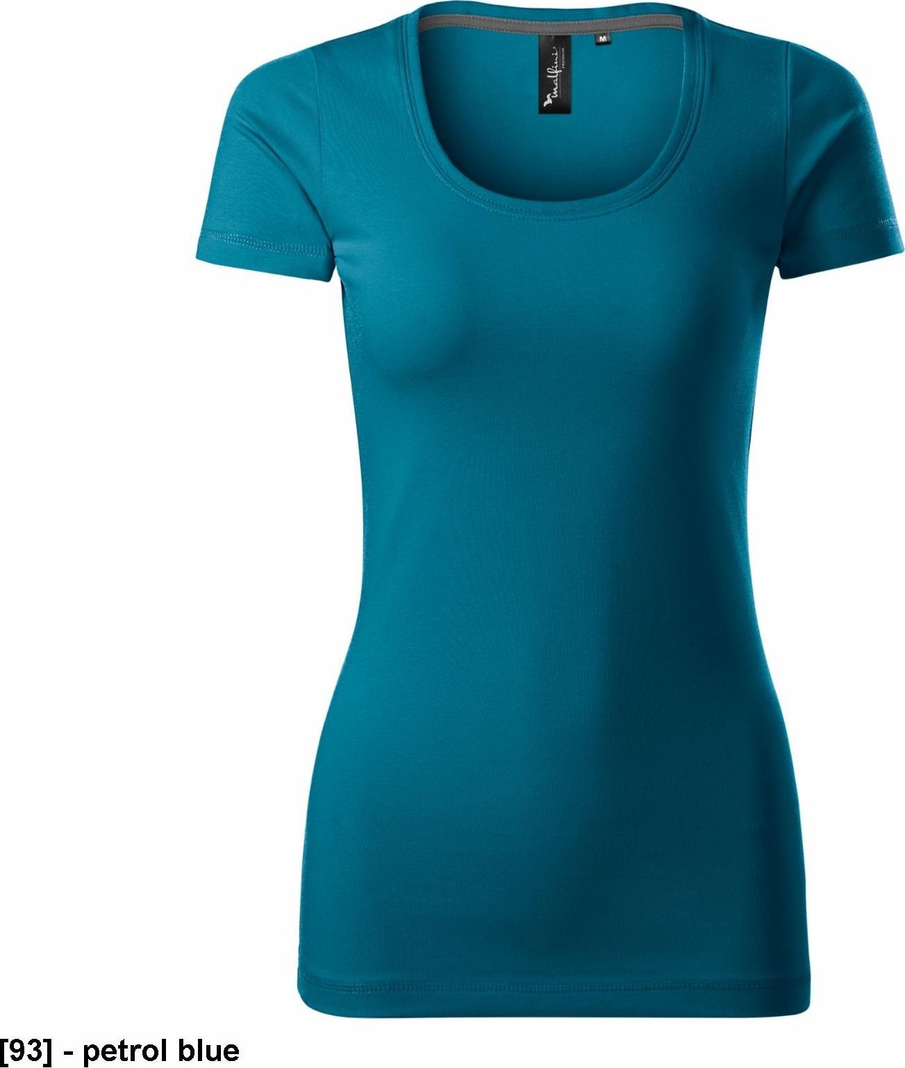 MALFINI Action 152 - ADLER - Koszulka damska, 180 g/m, 5% elastan, 95% bawełna, - petrol blue XL