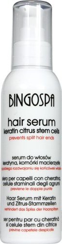BingoSpa Serum odżywka do włosów - keratyna, komórki macierzyste cytrusów Bingospa