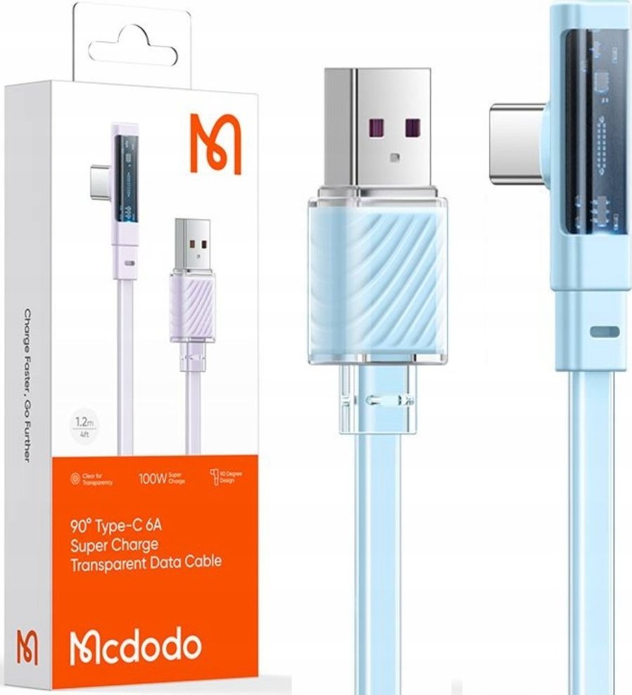 Kabel USB Mcdodo USB-C - Lightning 1.2 m Niebieski (CA-3422)