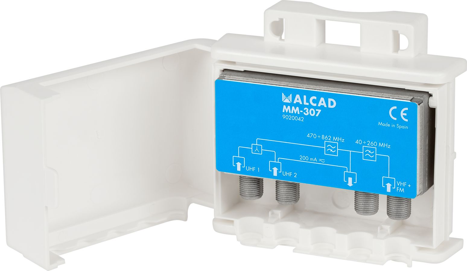 Alcad Zwrotnica masztowa Alcad MM-307 2xUHF + VHF/FM