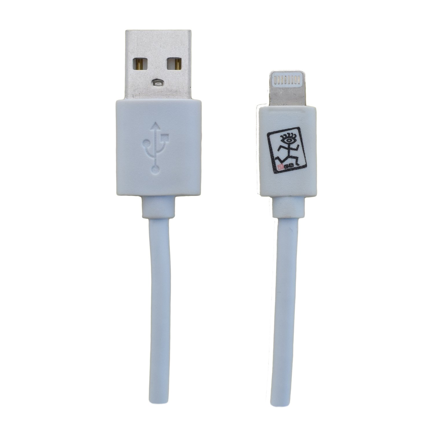 Kabel USB 2GO USB-A - Lightning 1 m Biały (795781)