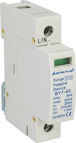 ELEKTROPLAST Ogranicznik przepięć B+C 1P (T1+T2 AC) BY7-40/1-275