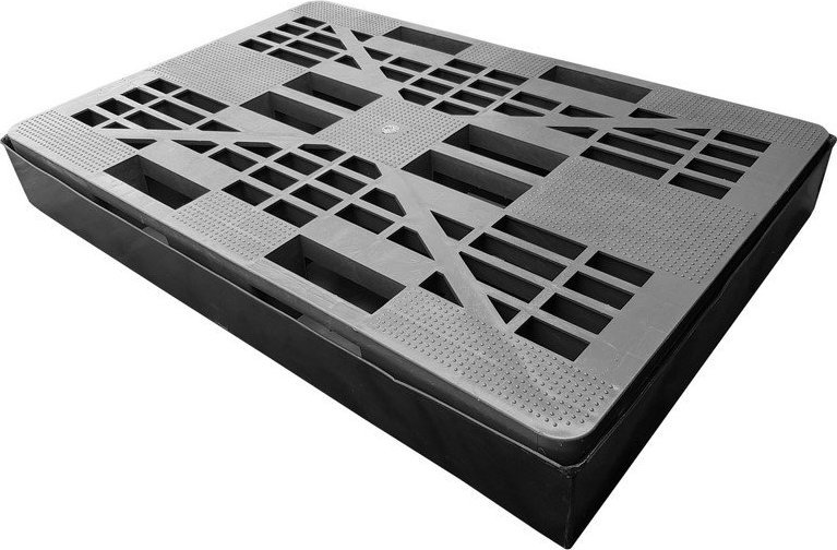 Becker Wanna wychwytowa z kratownicą o pojemności 100 l, kolor czarny, wym. 1280 x 820 x 160 mm