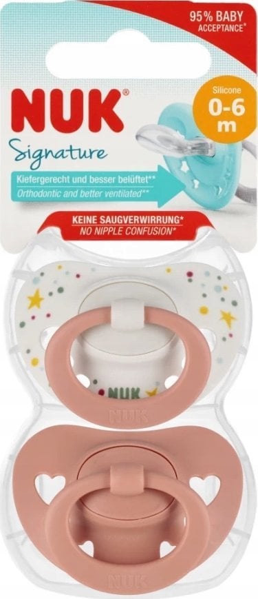 NUK NUK SMOCZEK USP 2EL 0-6M SIGNA ROZ 10175324 1/6