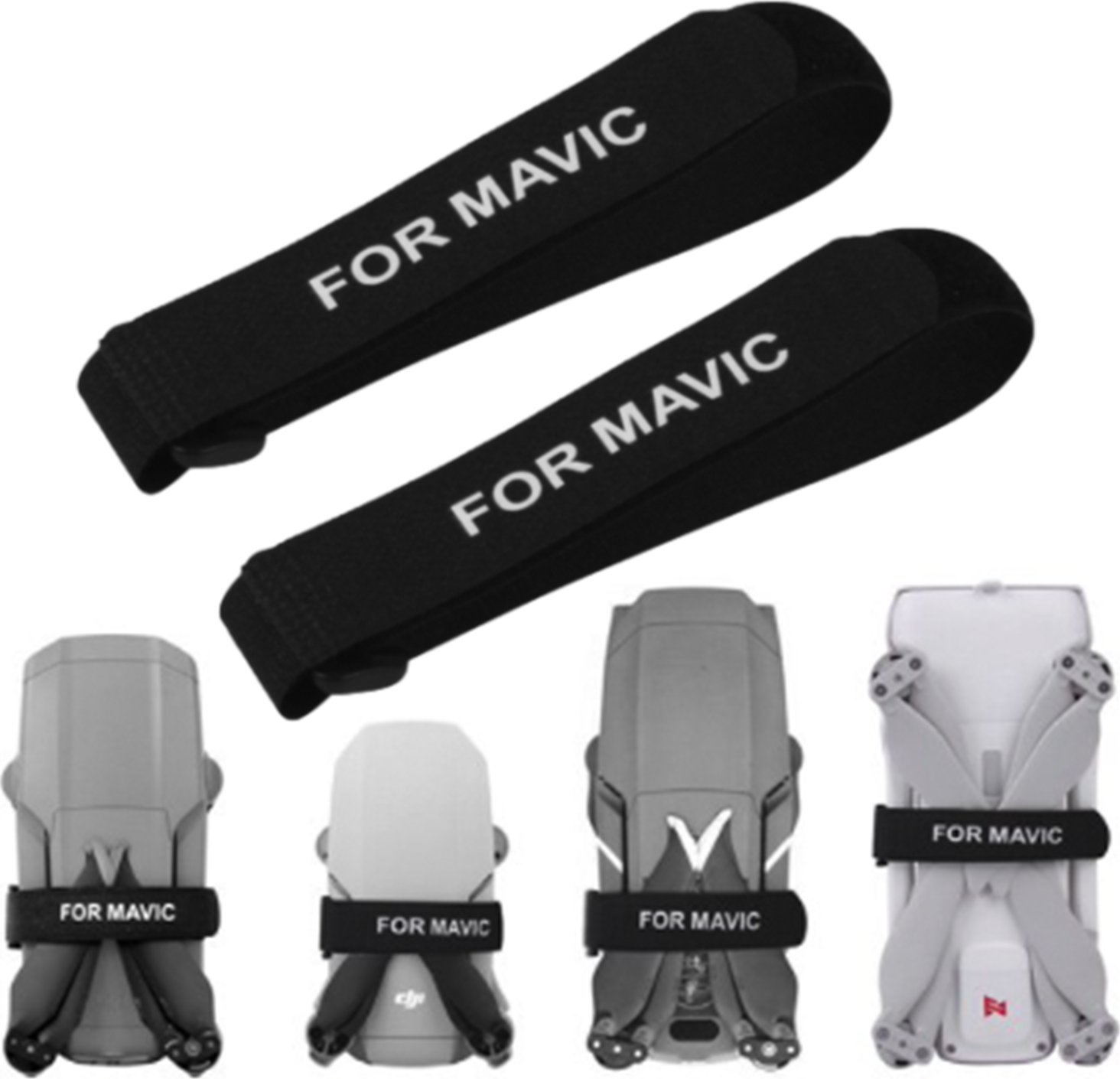 SunnyLife ZABEZPIECZENIE BLOKADA ŚMIGIEŁ DJI MAVIC PRO AIR MINI - 2 SZT CZARNE