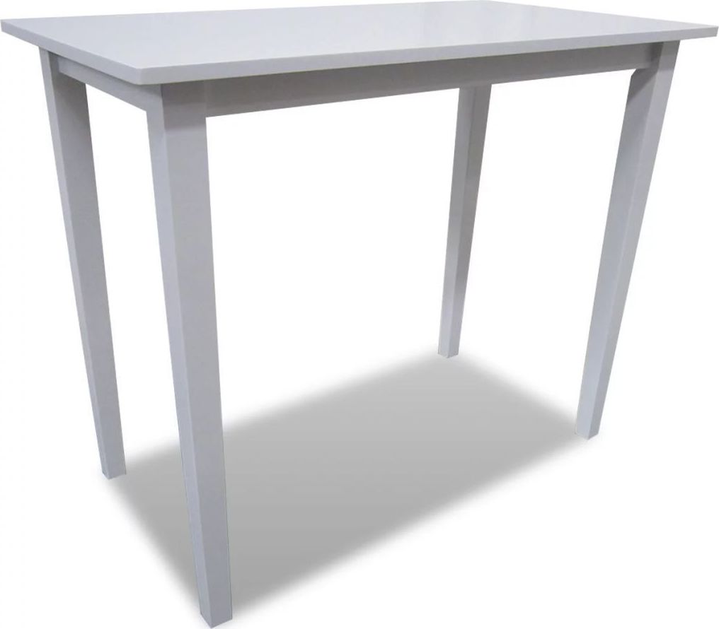 vidaXL Drewniany stolik barowy, biały