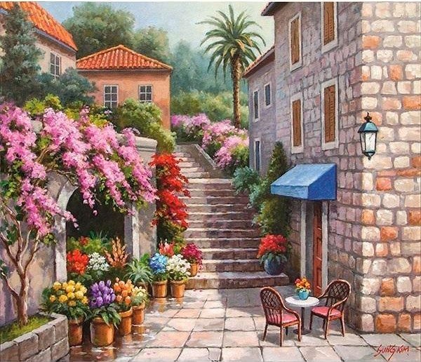 Norimpex Mozaika diamentowa 5D - Pejzaż 40x30cm