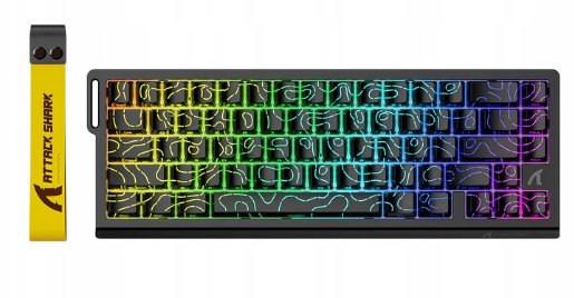 Klawiatura Magnetyczna Attack Shark X68 HE 70% RGB Magnetic Switch + PASEK