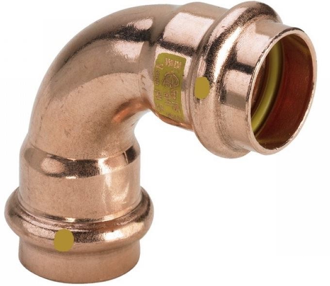 Viega Łuk miedziany 90° Ø=28mm G - 345495