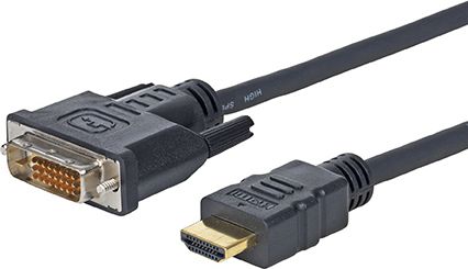 Kabel MicroConnect HDMI - DVI-D 3m czarny (HDM192413)