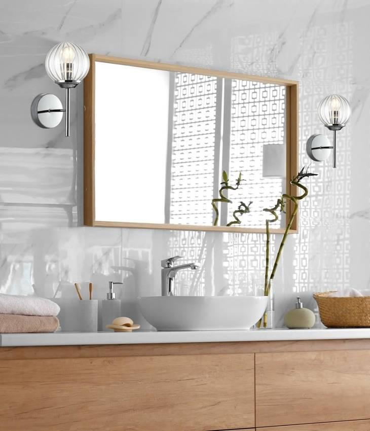 Kinkiet Candellux Kinkiet chrom lampa ścienna Best 21-72832