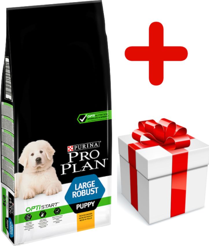 Purina Purina Pro Plan Large Puppy Robust Optistart, kurczak i ryż 12kg + niespodzianka dla psa GRATIS!