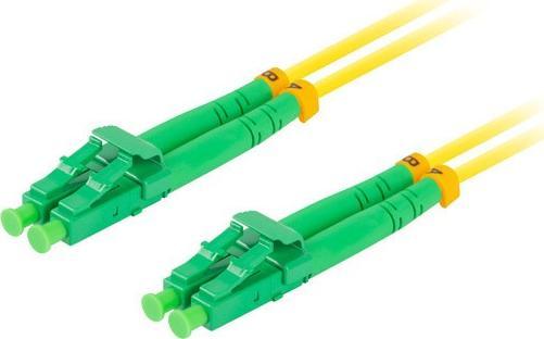 Lanberg PATCHCORD ŚWIATŁOWODOWY SM LC/APC-LC/APC DUPLEX 3.0MM LSZH G657A1 5M ŻÓŁTY LANBERG