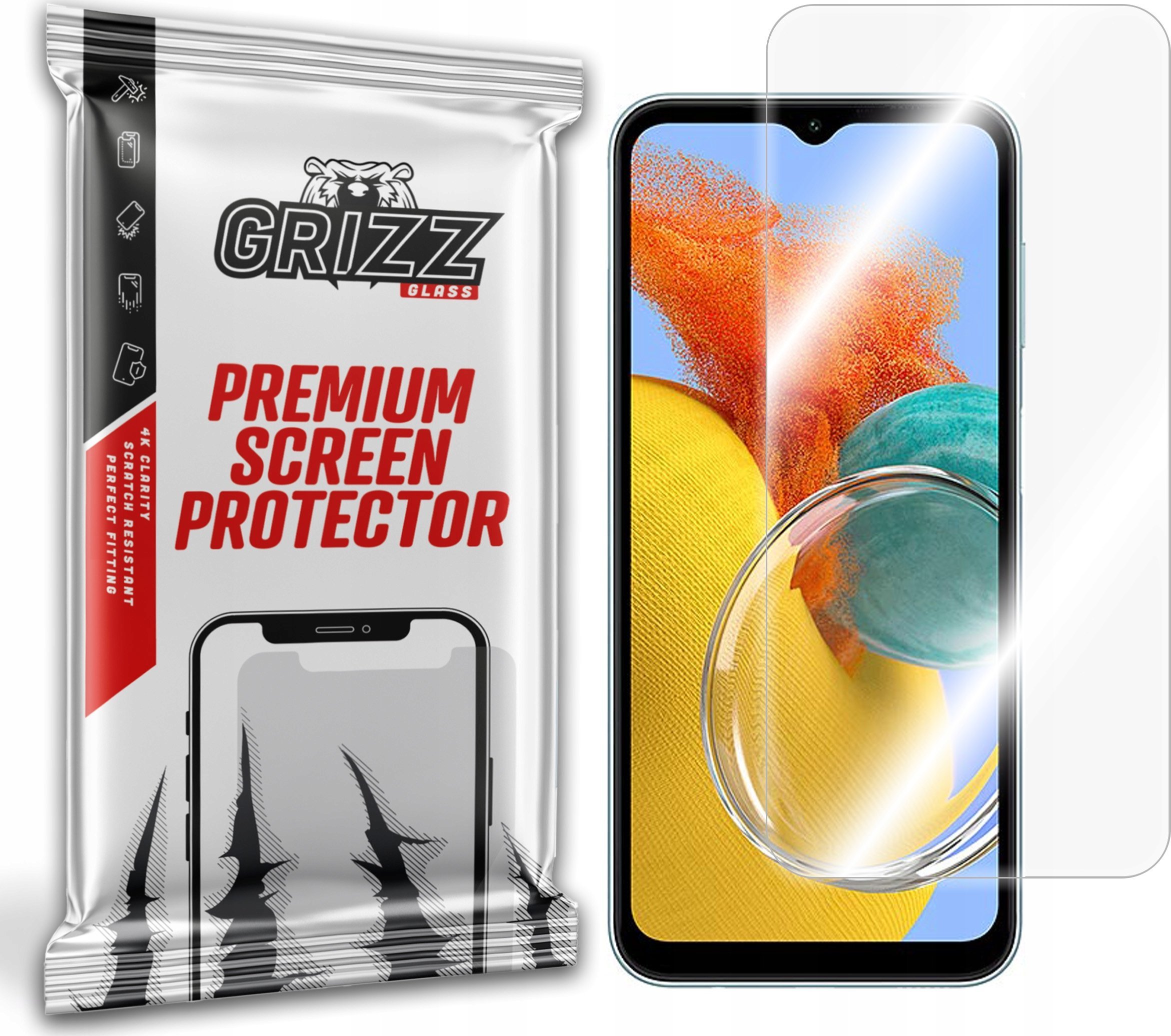 GrizzGlass Szkło hybrydowe GrizzGlass HybridGlass Samsung Galaxy M14