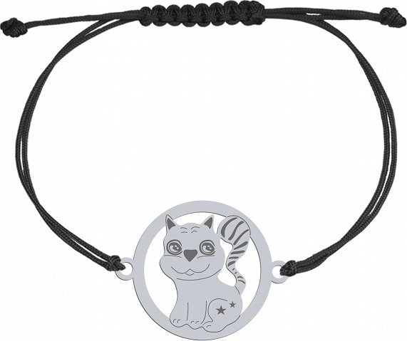Radziszewska Jewellery Bransoletka Srebrna Kotek DEDYKACJA GRATIS