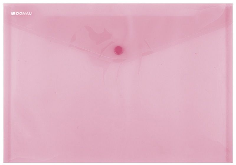 Donau Teczka kopertowa zatrzask PP A4 czerwona 180 mikronów (8544001PL-04)