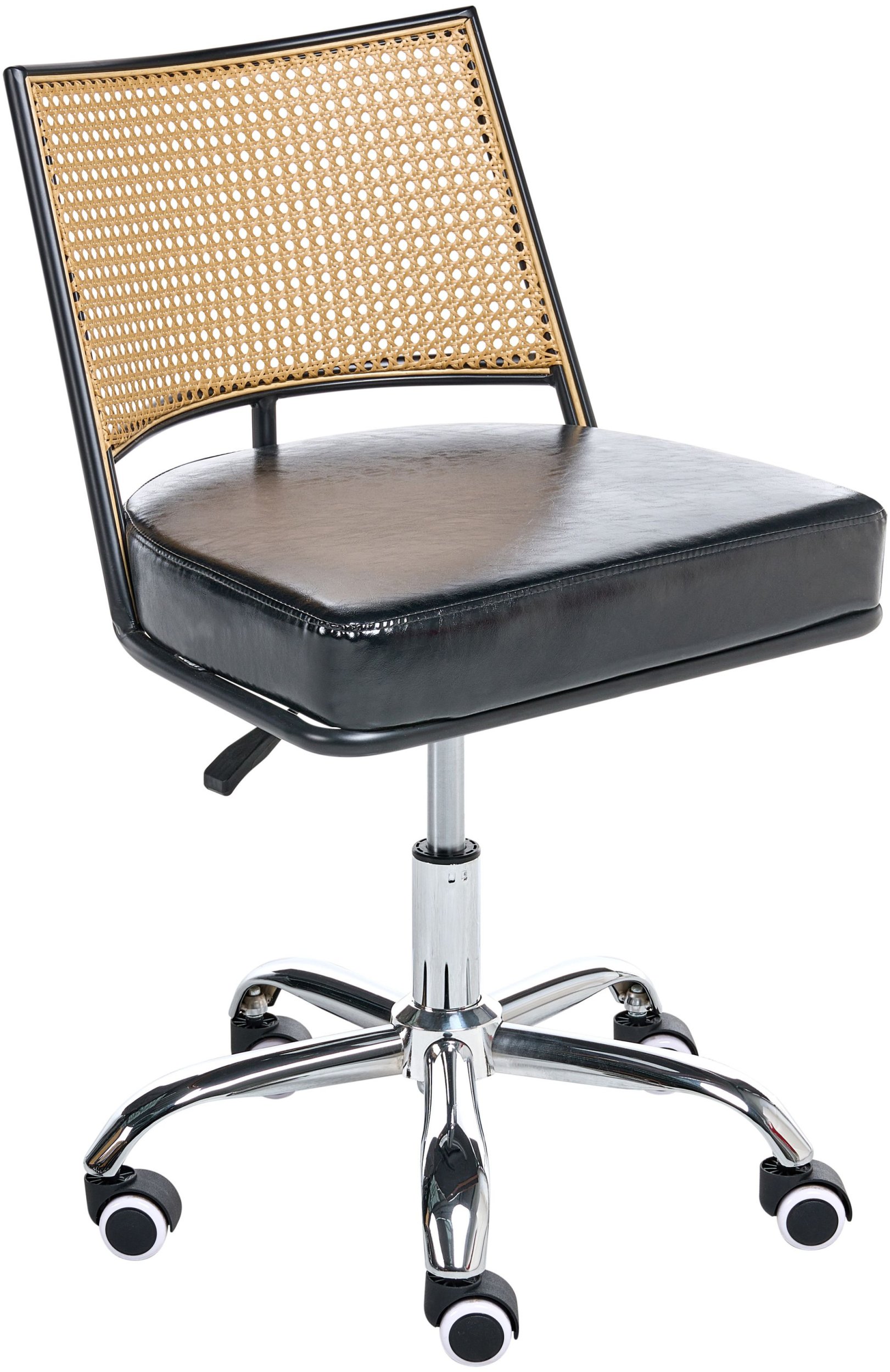 Krzesło biurowe Beliani Krzesło obrotowe NOME Czarny