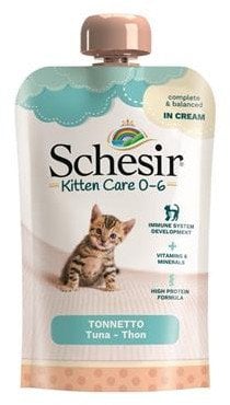 Kitten Care 0-6, karma mokra, dla koci�t, pasta z tu�czyka, 150 g, saszetka