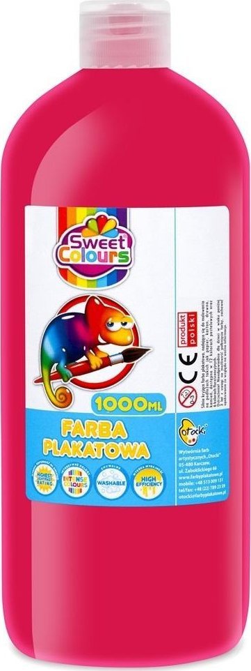 Farba plakatowa rubinowa 1000ml