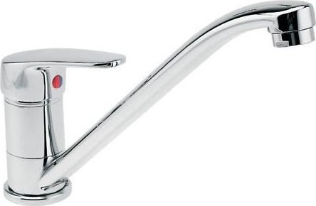 Bateria kuchenna Ferro Bateria zlewozmywakowa Smile stojąca, chrom