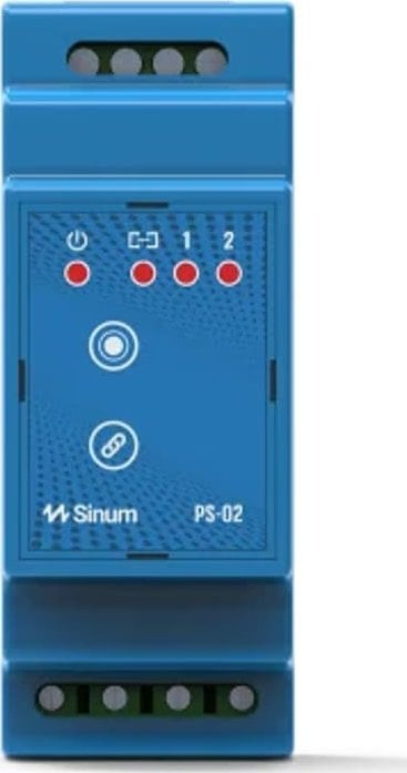 TECH Sterowniki Przewodowy przekaźnik na szynę din PS-02M Tech Sterowniki