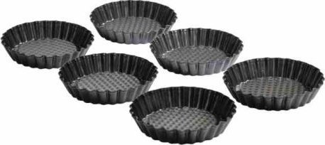 Kaiser Zestaw 6 form do tartaletek 10cm, Classic / Kaiser