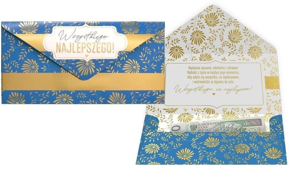 Koperta podarunkowa Wszystkiego, co najlepsze