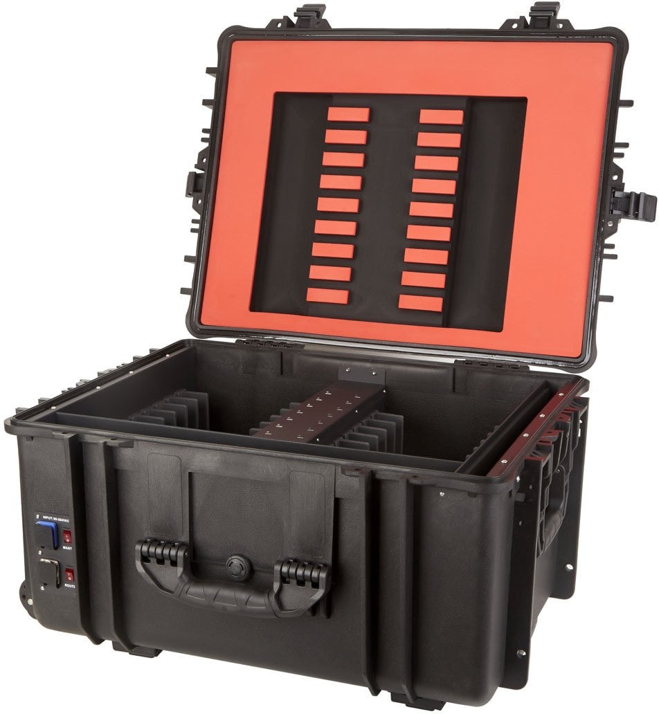 DEQSTER 10-744121 ładowarka do urządzeń przenośnych Tablet Czarny Prąd przemienny Szybkie ładowanie Wewnętrzna, Zewnętrzna