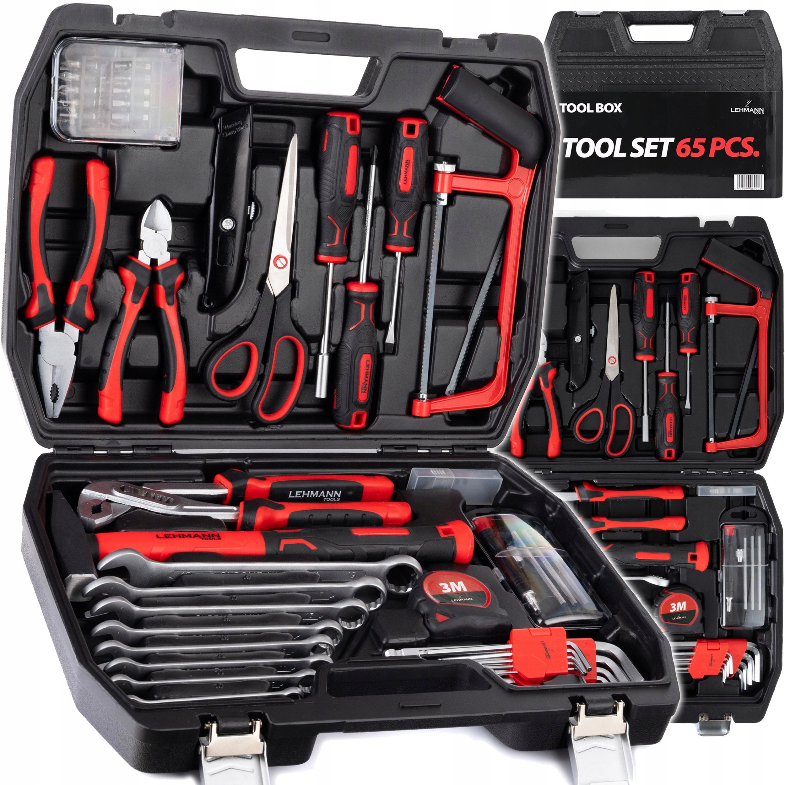 ZESTAW NARZĘDZI LEHMANN 65 ELEMENTÓW