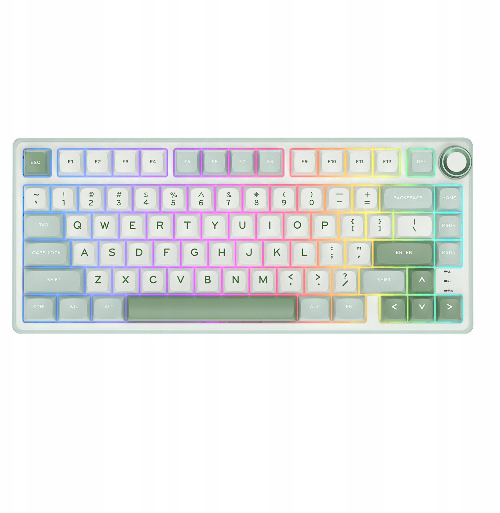 ROYAL KLUDGE R75 Sky Cyan Gaming Keyboard Brown switch