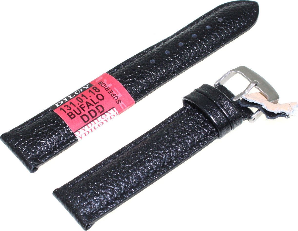 Diloy Skórzany pasek do zegarka 18 mm Diloy 131.18.1
