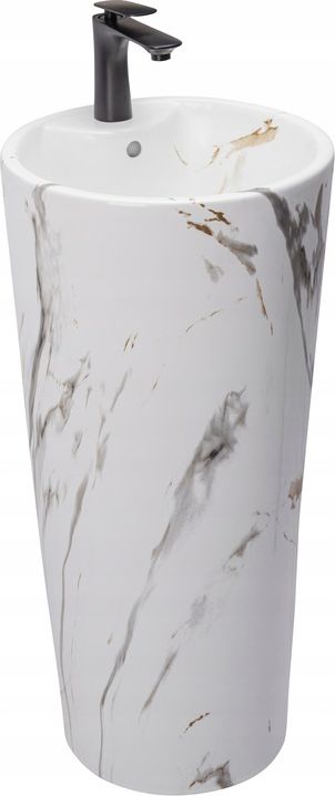 Umywalka Rea Umywalka Wolnostojąca Blanka Marmur Matowa Rea