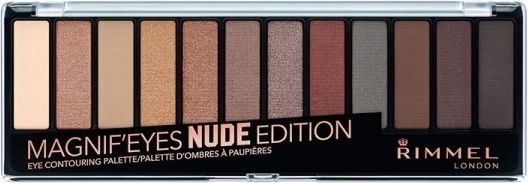 Rimmel Magnif'Eyes Eyeshadow Palette paleta cieni 001 Nude Edition 14,16g