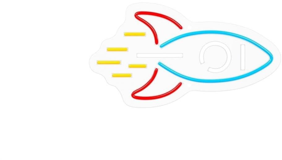 Neon PLEXI LED RAKIETA multikolor NNE18 Neolia