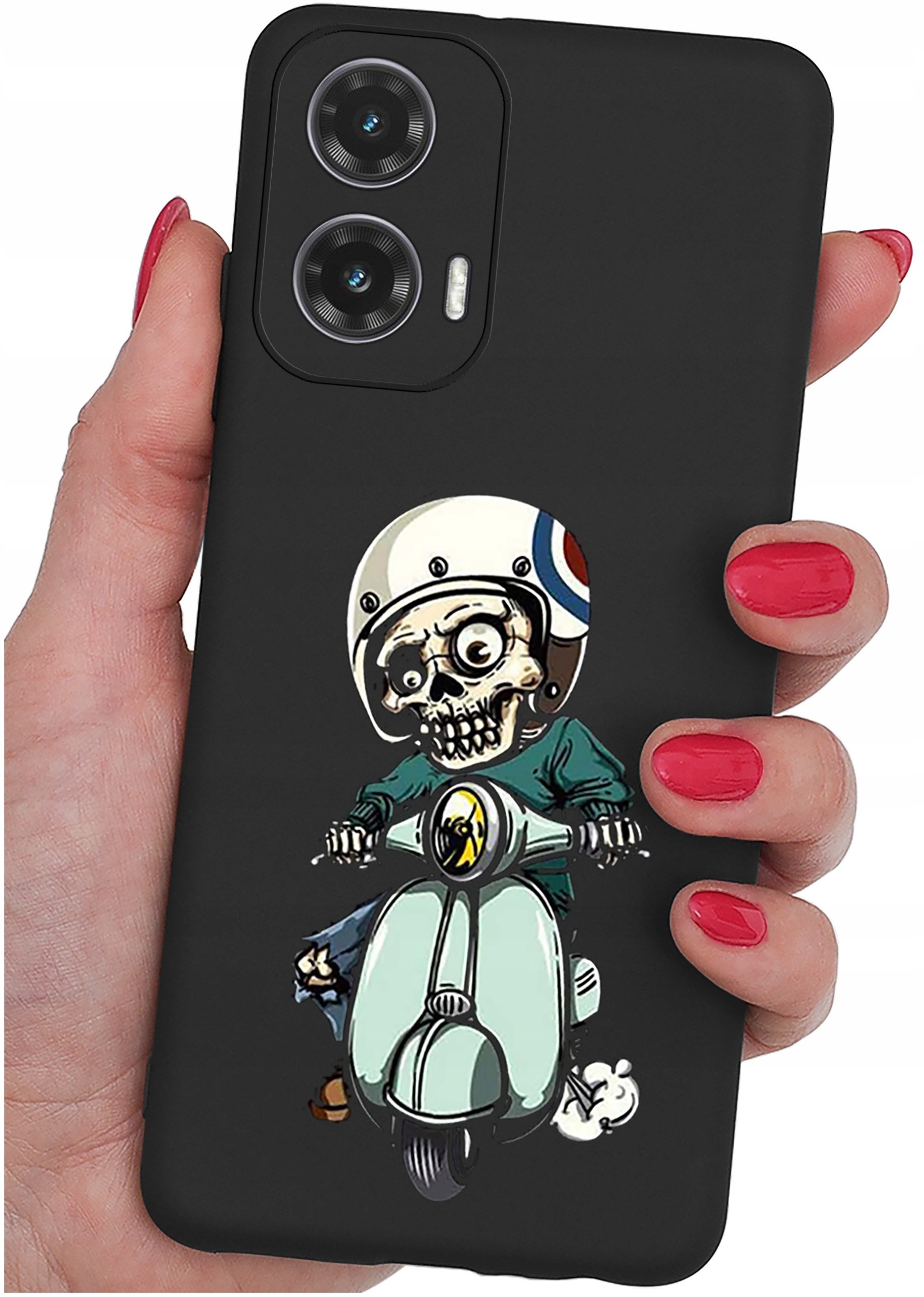 Etui do Motorola Moto G35 5G WZORY |SILIKONOWE MATT CASE + SZKŁO 9H