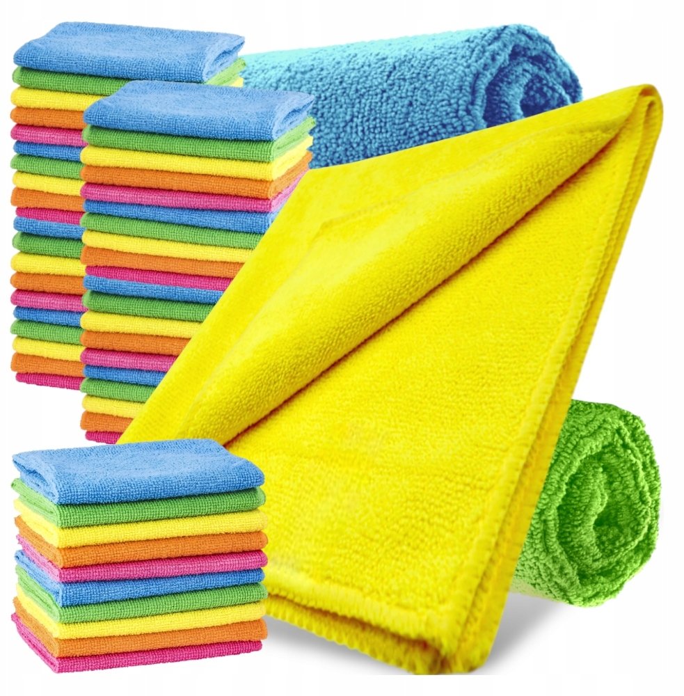 ŚCIERECZKA Z MIKROFIBRY 30x30cm 50 szt. KANZA