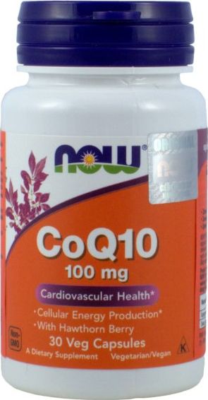 NOW Foods Now Foods Koenzym Q10 100mg 30 Vcaps