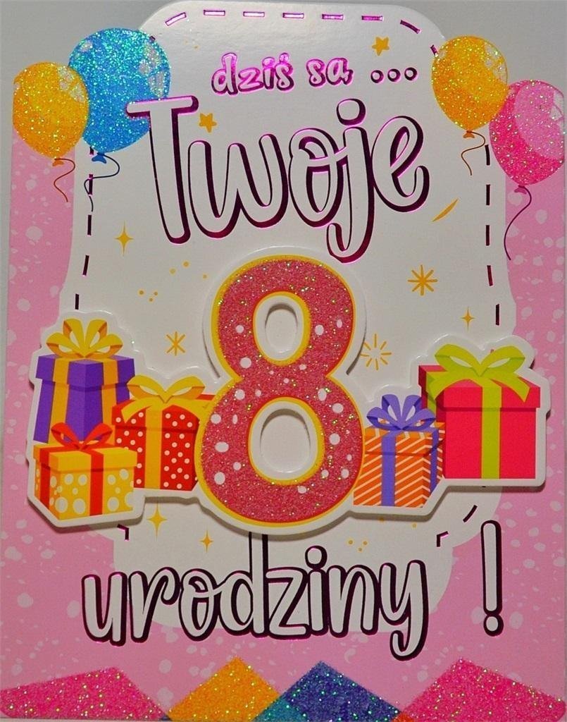 Yeku Karnet Urodziny 8