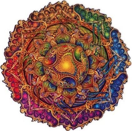 Puzzle drewniane dla dorosłych mandala