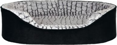 Trixie Legowisko ortopedyczne dla psa Lino , 60 × 45 cm, czarno/szare