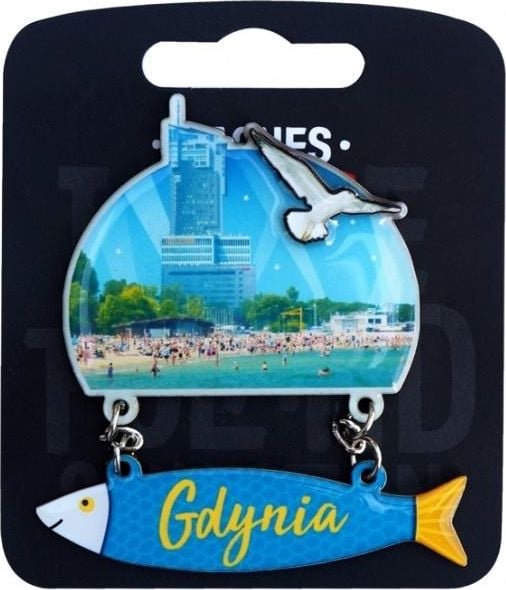 Pan Dragon Magnes I love Poland Gdynia ILP-MAG-D-GDY-25