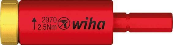Wiha Wiha Adapter dynamometryczny easyTorque electric do bitów slimBit i uchwytu SlimVario, w opakowaniu blistrowym 2,5 Nm 29701250 41343