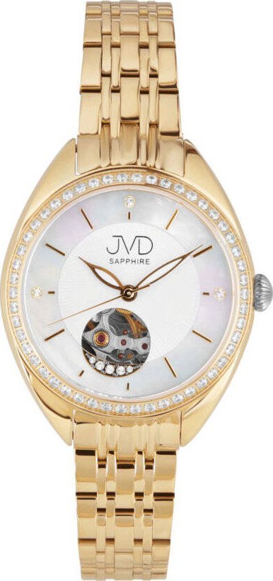 Zegarek JVD Zegarek JVD JG1034.2 damski automatyczny limitowany Open Heart .