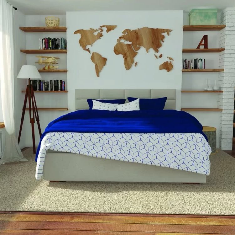 Hilding Łóżko Preppy 180x200 wezgłowie 95, grupa 1, drewno long-buk