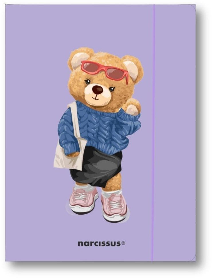 Teczka A4+ z gumką Teddies&Misia