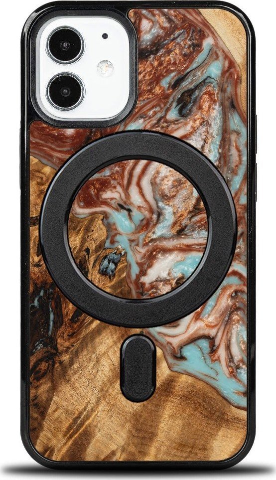 BeWood Etui Bewood Unique na iPhone 12 Mini - Planets - Jowisz z MagSafe