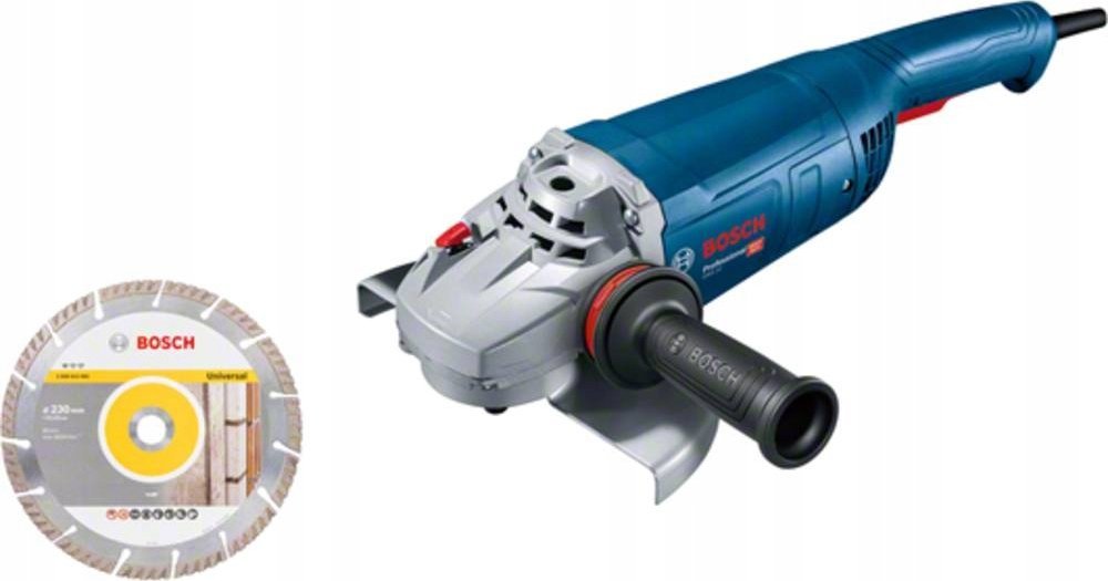 Bosch Bosch angle grinder GWS 22-230 J Professional (blue, 2,200 watts, incl. Diamond cutting disc)