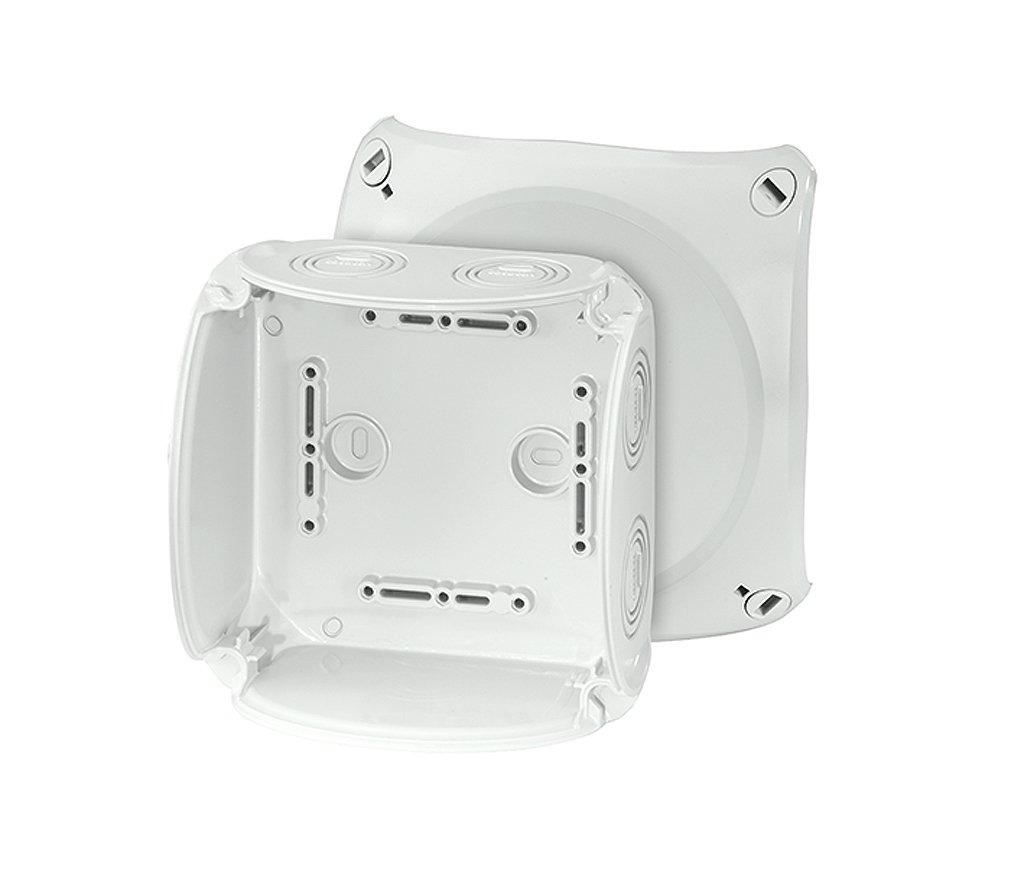 Hensel Puszka odgałęźna zewnętrzna 130x130x77mm IP66/67 szara - KF 0600 G