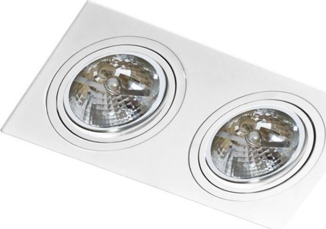 Azzardo Wpust wpuszczany kostka biały AZzardo SIRO 2 AZ0771