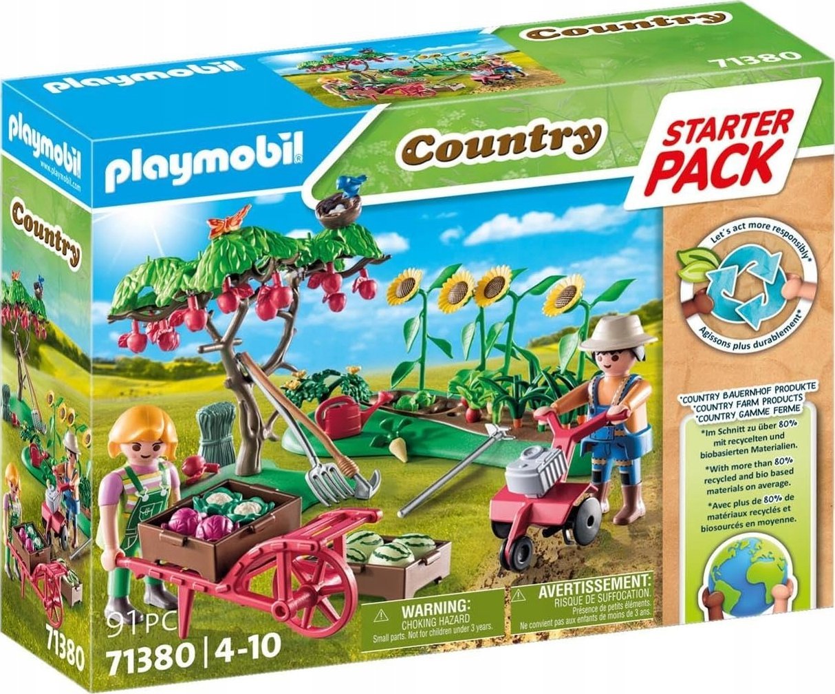 Playmobil Zestaw z figurkami Country 71380 Starter Pack Ogród warzywny